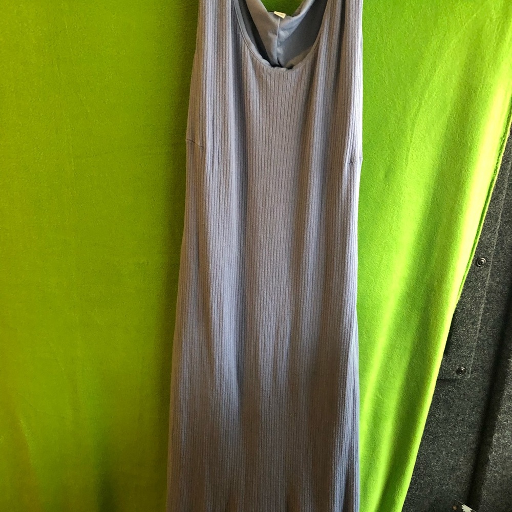 Powder blue maxi dress